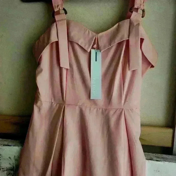 Strappy long  tye up tank blouse size small - Picture 4 of 8